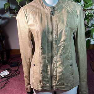 Faux Leather Jacket by Sebby